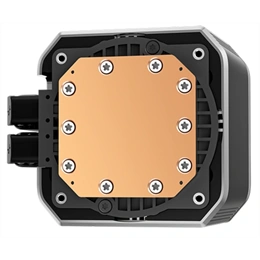 DeepCool MYSTIQUE 240 ARGB vízhűtés (2x 120 mm, 500-2150 rpm, ARGB, max 36,49 dBA, fekete)
