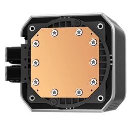 DeepCool MYSTIQUE 360 vízhűtés (3x120 mm ventilátor, 500-2150 RPM, ARGB, fekete)