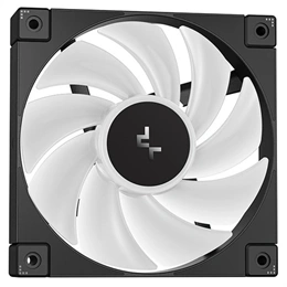 DeepCool MYSTIQUE 360 vízhűtés (3x120 mm ventilátor, 500-2150 RPM, ARGB, fekete)