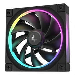 Deepcool FL12 hűtő ventilátor (120 mm, PWM, max 2150 rpm, hydro csapágy, 32 dBA, fekete)