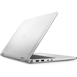 Dell Pro 14 Plus notebook (14", Core Ultra 7 265U, 16GB RAM, 512GB SSD, Linux, ezüst)