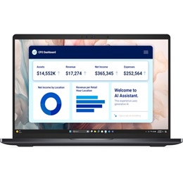 Dell Pro 14 Premium (14", Core Ultra 7 268V, 32GB RAM, 512GB M.2 SSD, Linux, szürke)