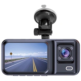 Denver CCT-2500 menetrögzítő kamera (2" IPS, 1280x720, 120° látószög, kétkamerás, G-szenzor, microSD max. 64 GB, mikrofo