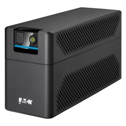 Eaton 5E700UD 5e Gen2 szünetmentes tápegység (700 VA, 360 W, 2 Schuko kimenet, line-interaktív, AVR, torony, fekete)