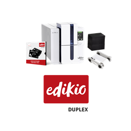 Edikio Price Tag Duplex (USB & Ethernet, Ediko Pro SW, 200 fekete PVC kártya, 1 fehér szalag - 1000 oldal)