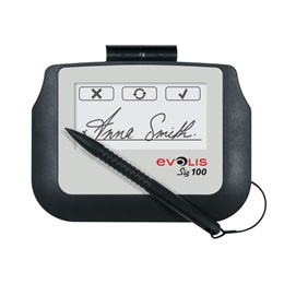 Evolis Sig100 aláíró pad 4" LCD