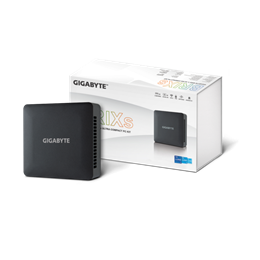 Gigabyte Brix (Intel Core i7-1355U, Intel Iris Xe, 2xDDR4 SODIMM, max. 64GB, 2xHDMI, 2xUSB-C DP, 2.5GbE, Wi-Fi 6)