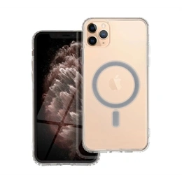 Gigapack szilikon telefonvédő (ütésállóság, MagSafe, átlátszó)