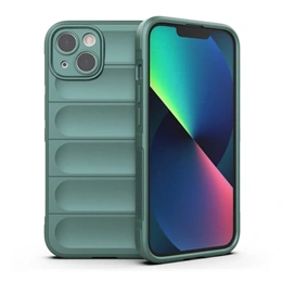 Gigapack szilikon telefonvédő (ütésállóság, kameravédő, 3D, sötétzöld)