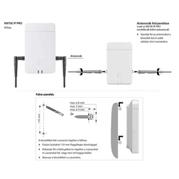 Gigaset N870 IP PRO DECT bázisállomás (DECT menedzser+bázis, max. 250 kézibeszélő, 60 bázis, 10/100 Mbps, PoE)