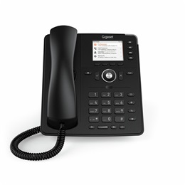 Gigaset P710 IP PRO VoIP 6 vonalas asztali telefon (2,8" TFT kijelző, 320x240, 2xRJ-45, PoE, fekete)