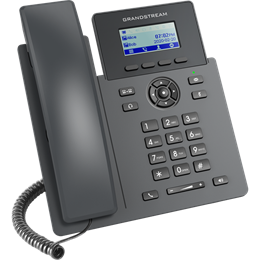 Grandstream GRP2601 VoIP 2 vonalas telefon (színes LCD kijelző, 2x10/100 Mbps port, PoE, RJ9 headset)