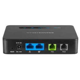 Grandstream HT813 3 FXS 2 LAN analóg telefon adapter (2xRJ-45, LED kijelző, T.38, SRTP/TLS)