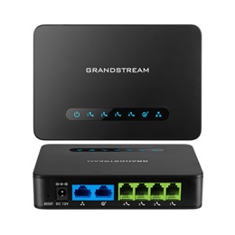 Grandstream HT814 analóg telefon adapter (4 FXS, 2x 10/100/1000M Ethernet)