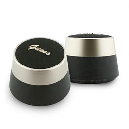 Guess script metal logo bluetooth hordozható hangszóró (v6.0, 5w, fekete)