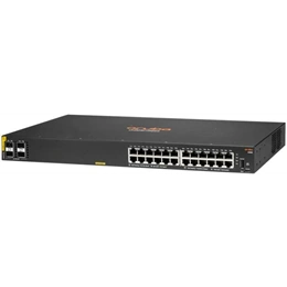 HPE Aruba 6100 24G CL4 4SFP+ switch (24x 10/100/1000, 4x 1G/10G SFP+, PoE 370W, JL677A)