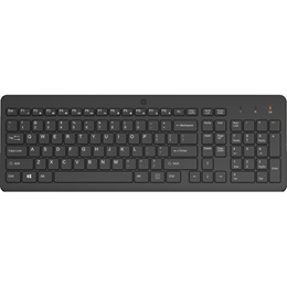 HP 220 vezeték nélküli billentyűzet (HU, 2,4 GHz, USB vevő, 1x AAA, fekete)