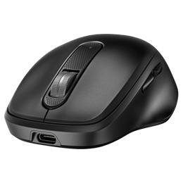 HP 510 ultragyorsan tölthető vezeték nélküli egér (fekete, 2,4 GHz, 5 gomb, USB-C töltés, akár 1 hónap üzemidő, 4000 dpi