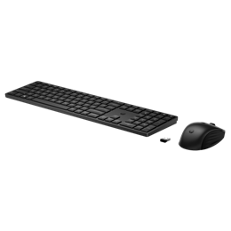 HP 650 vezeték nélküli billentyűzet és egér (HU, vezeték nélküli 2,4 GHz, USB-A vevő, multimédiás, fekete)
