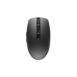 HP 715 vezeték nélküli egér (újratölthető, többeszközös, 2,4 GHz/Bluetooth 5,3, 1200 dpi, USB-C töltés, fekete)