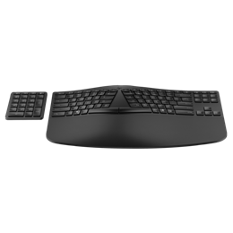 HP 965 ergonomikus vezeték nélküli billentyűzet (HU, Bluetooth, számbillentyűzet, AA elem, koromfekete)