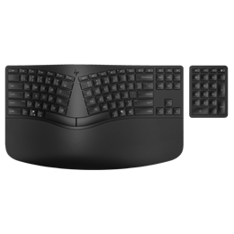 HP 965 ergonomikus vezeték nélküli billentyűzet (HU, Bluetooth, számbillentyűzet, AA elem, koromfekete)