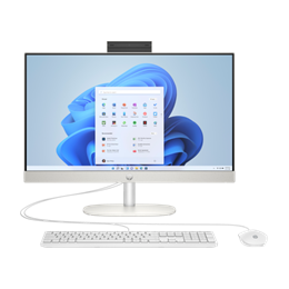 HP AIO 24-cr0008nn (23,8", FHD AG IPS, Intel Core i3-N300 2.4GHz, 8GB RAM, 512GB SSD, Windows 11, fehér)