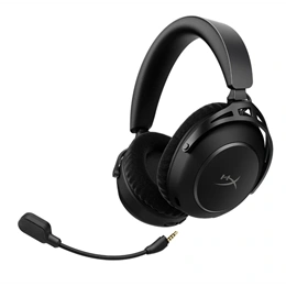 HP HyperX Cloud Alpha 2 vezeték nélküli gaming fejhallgató (sztereó, mikrofon, v5.2, akár 250 óra üzemidő, 20 m hatótáv,