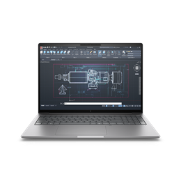 HP ZBook 8 G1i 16 (16", Ultra 7-255H, 32GB RAM, 1TB SSD, RTX 500 Ada 4GB, Win11 Pro, ezüst)