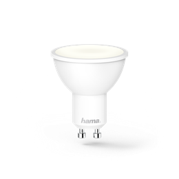 Hama 176585 okos LED izzó (GU10, 5,5 W, 400 lm, Wi-Fi, 120°, fehér)