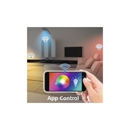 Hama 176585 okos LED izzó (GU10, 5,5 W, 400 lm, Wi-Fi, 120°, fehér)