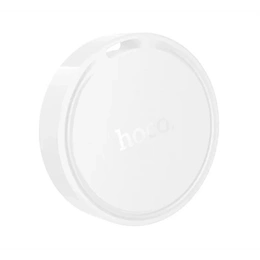 Hoco E96A bluetooth nyomkövető (kulcstartóra, táskára, autóba, valós idejű nyomkövetés, android kompatibilis, fehér)