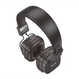 Hoco W56 bluetooth fejhallgató sztereo (v5,4, 3,5mm jack, fejpánt, sötétbarna)