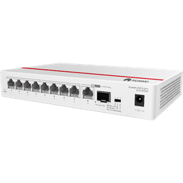 Huawei eKit S110-8T2ST (8x1000Mbps RJ45, 1x1000Mbps uplink RJ45, 1x1000Mbps SFP, nem menedzselhető, asztali, ventilátorm
