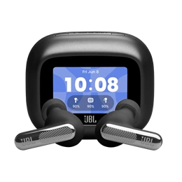 JBL Live Beam 4 bluetooth fülhallgató sztereo (v6,0, TWS, mikrofon, aktív zajszűrő, LED kijelző, töltőtok, fekete)