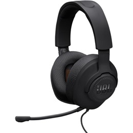 JBL Quantum 100M2 vezetékes mikrofonos fejhallgató (3,5 mm jack, stereo, fekete)