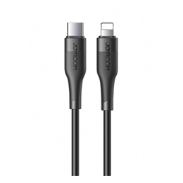 JOYROOM USB adat- és töltőkábel (C dugó / C dugó, 60W, 1,8 m, fekete)