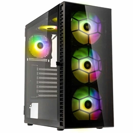 Kolink Observatory HF ARGB ATX Edzett üveg Fekete
