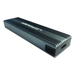 LC-Power LC-M2-C-MULTI-3 külső ház (M.2, NVMe/SATA, USB-C 3.2 Gen 2, antracit)