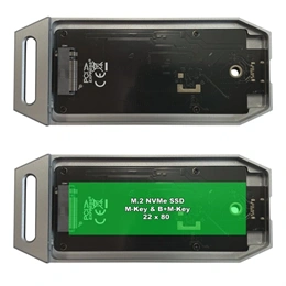 LC-Power LC-M2-C-USB4 külső ház (M.2, NVMe, USB 4 Gen 3x2 Type-C, szürke)