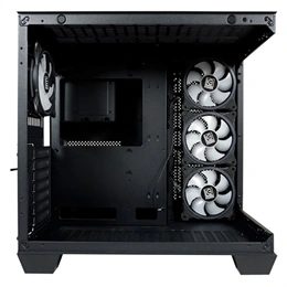 LC Power LC-809B-ON Dark Storm X (midi torony, E-ATX, ablakos, ARGB, fekete)