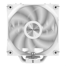 LC Power LC-CC-120-B4 AERA CPU hűtő (120 mm, 600-2200 RPM, PWM, 4x 6 mm réz hővezető cső, fekete)