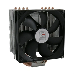 LC Power LC-CC-120 Cosmo Cool CPU hűtő (120 mm, 1 db ventilátor, PWM, max 1400 rpm, 180 W TDP, 4 tűs csatlakozó)