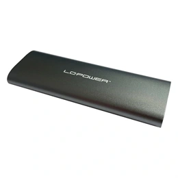 LC Power LC-M2-C-MULTI-2 külső ház (M.2, NVMe, SATA, USB-C, USB 3.2 Gen 2, antracit)
