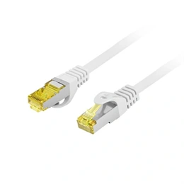 Lanberg CAT6a patch kábel (1 m, S/FTP, LSZH, réz, szürke)