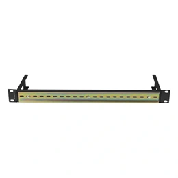 Lanberg DIN sín panel (19", 1U, 61mm mély, szürke)