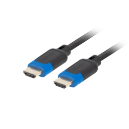Lanberg HDMI M/M V2.1 kábel (3 m, 8K@60Hz, 48 Gb/s, CCS, aranyozott csatlakozó, fekete)