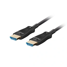 Lanberg HDMI kábel (M/M, v2.1, 20 m, optikai, AOC, fekete)