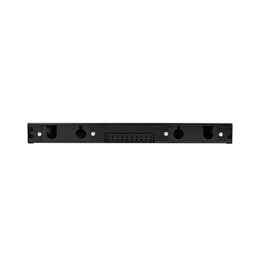 Lanberg Optikai patch panel (19", 1U, 24xST/24xFC, kihúzható, fekete)