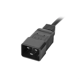 Lanberg PDU (19", 1U, 8 aljzat, IEC C13, C20 dugó, 2 m, 16 A, fekete)